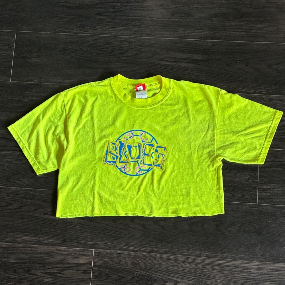 S.C. BLUES Soccer Puma Neon Yellow Skirt